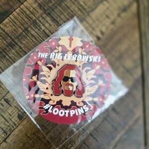 Loot Crate Red and Gold Themed Pin
